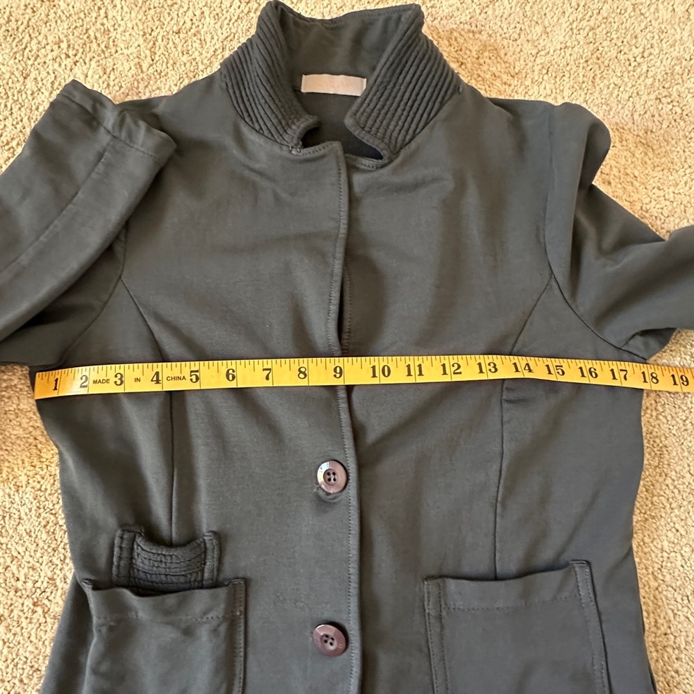 Monogram Women's Gray Blazer Jacket - image 8